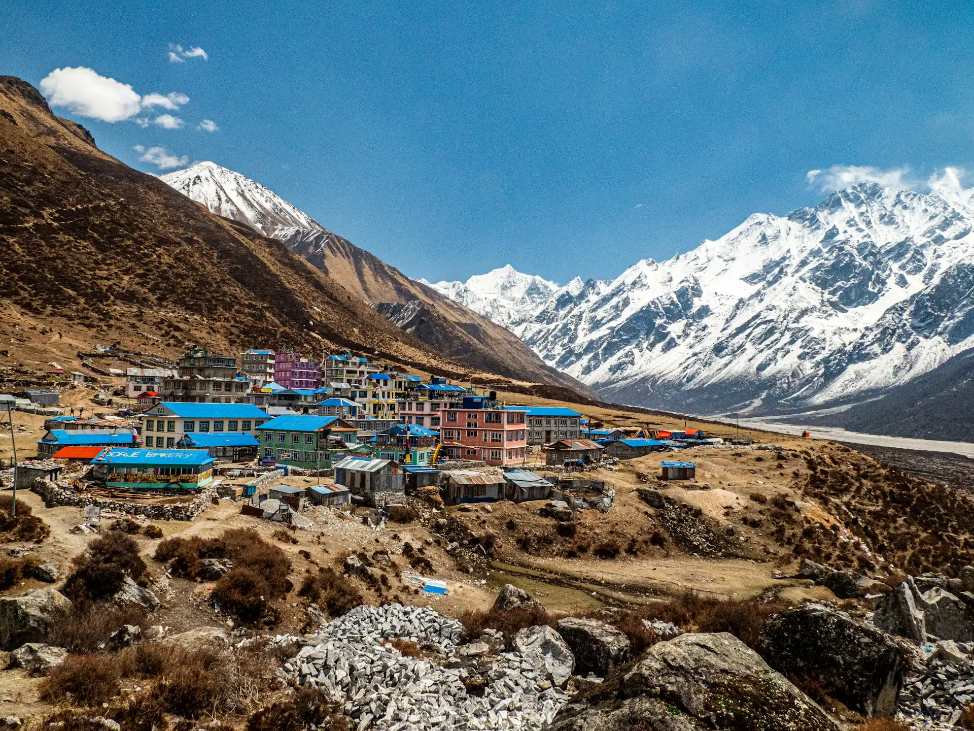 Kyanjin Gompa village, Langtang Valley, Nepal