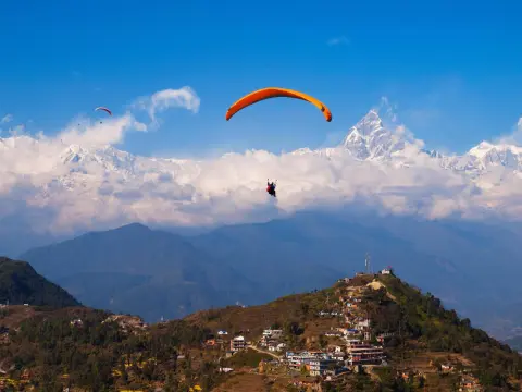 Paragliding in Pokhara